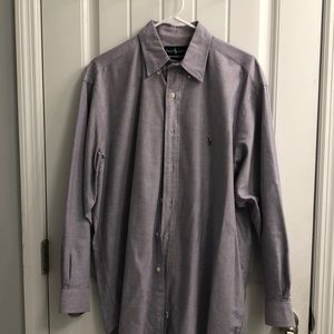 Men’s purple Ralph Lauren button down
